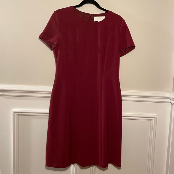 BOSS Hugo Boss Dark Red A-Line Dress - Picture 4 of 6